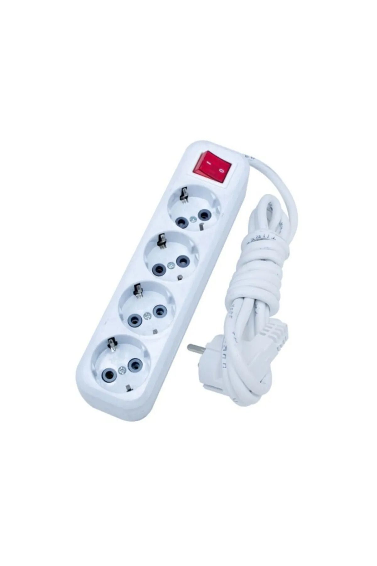 Easy Tedarik 4 Lü 2 Mt Anahtarlı Grup Priz Royaleks-AST-A402