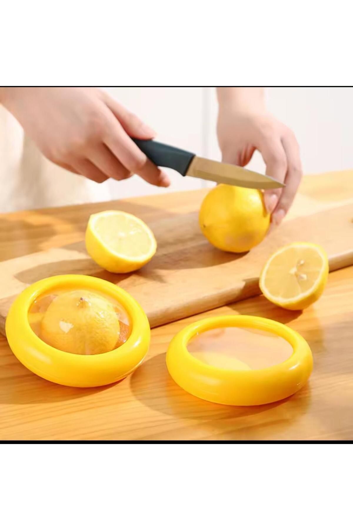 Bayev-Reusable 1Pc Onion Fruit Vegetable Lemon Fresh Container That Preserves Freshness 5