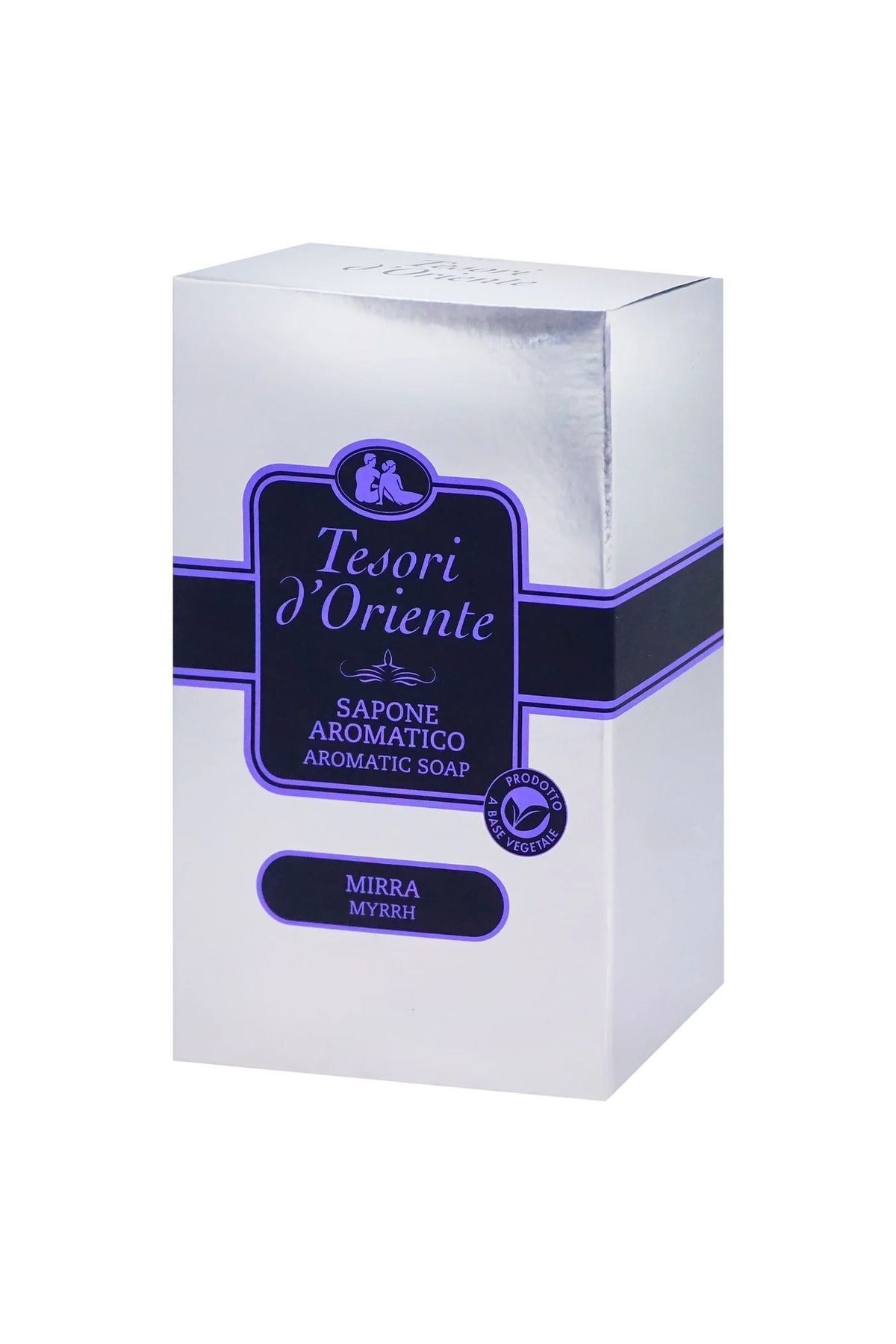 Mirra - Sapone Aromatico - صابون جامد معطر ایتالیایی - روغن مر عرفانی و شفابخش - 125 گرم Tesori d'Oriente