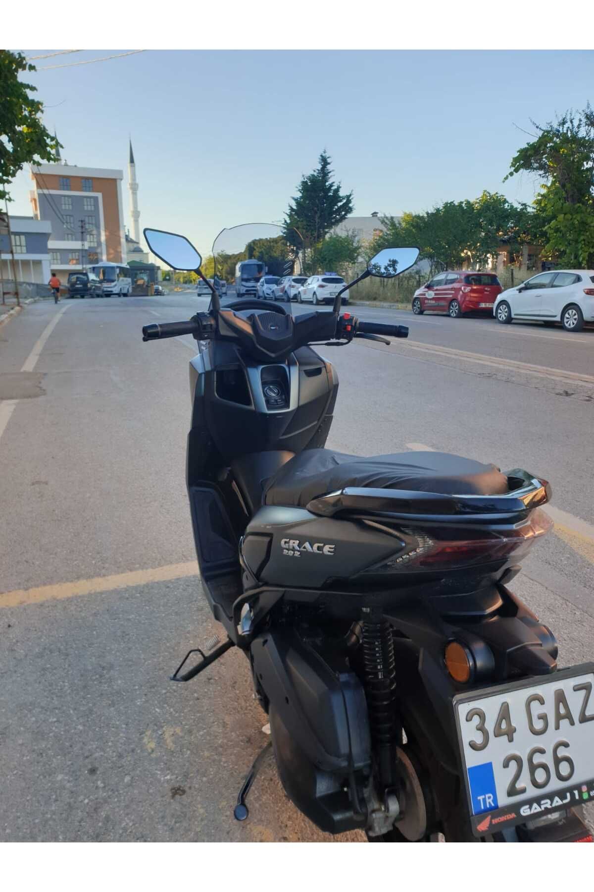 RKS Grace 202 Siperlik Ön Cam 2022-2025 Model 75cm Füme Renkli 4mm UZUN CAM