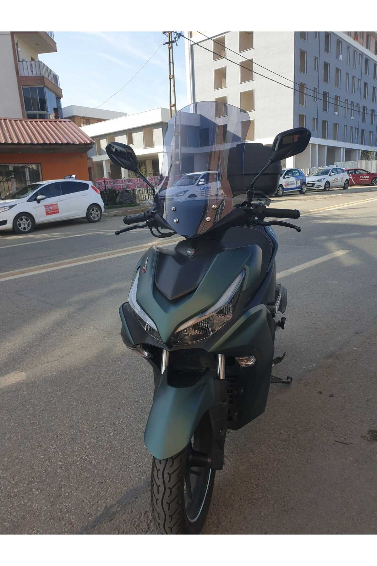 RKS Arome 125 Siperlik Ön Cam 2023-2025 Model 54cm Füme Renkli