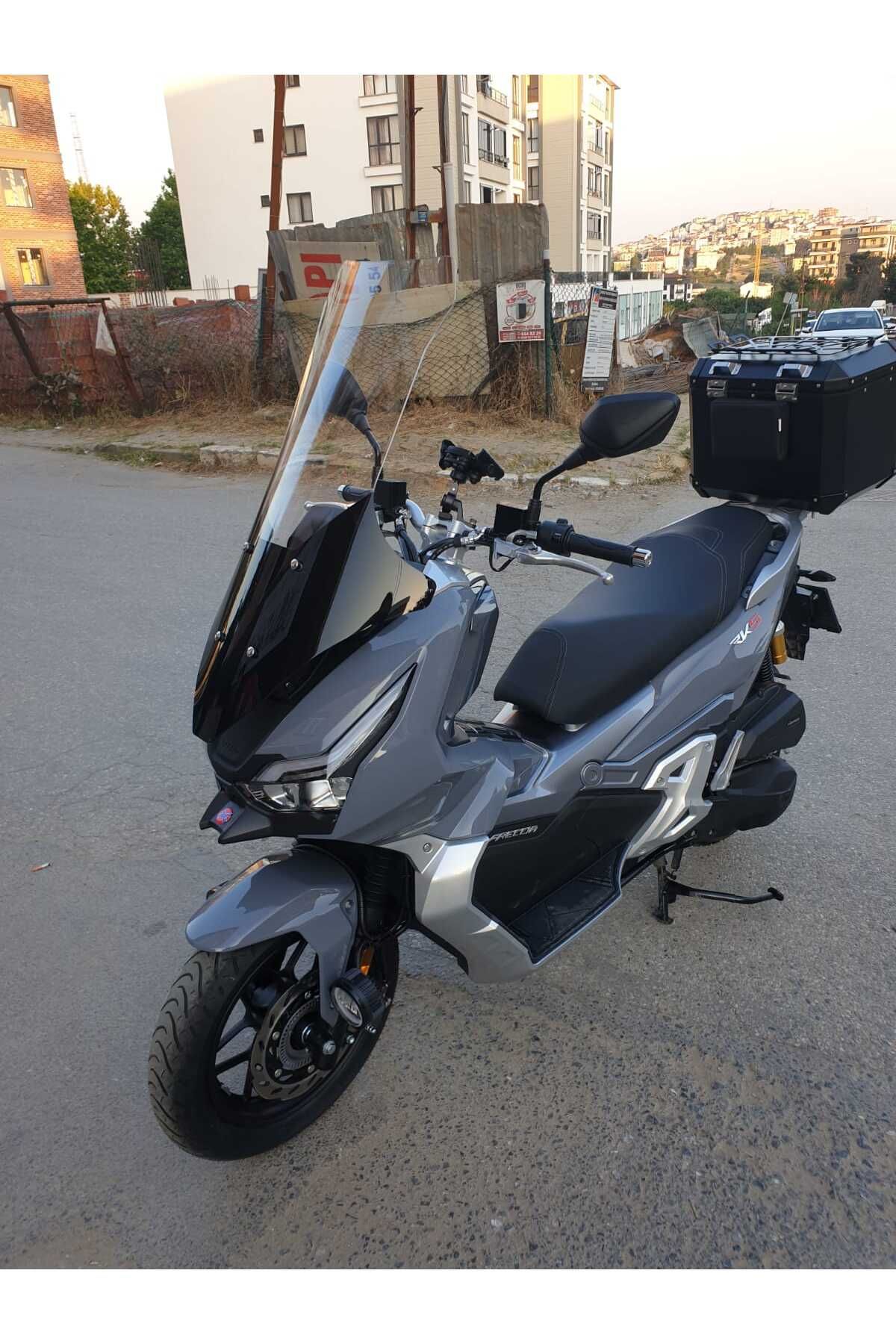 RKS Freccia 150 Siperlik Ön Cam 2022-2025 Model 78cm şeffaf Renkli 4mm UZUN CAM