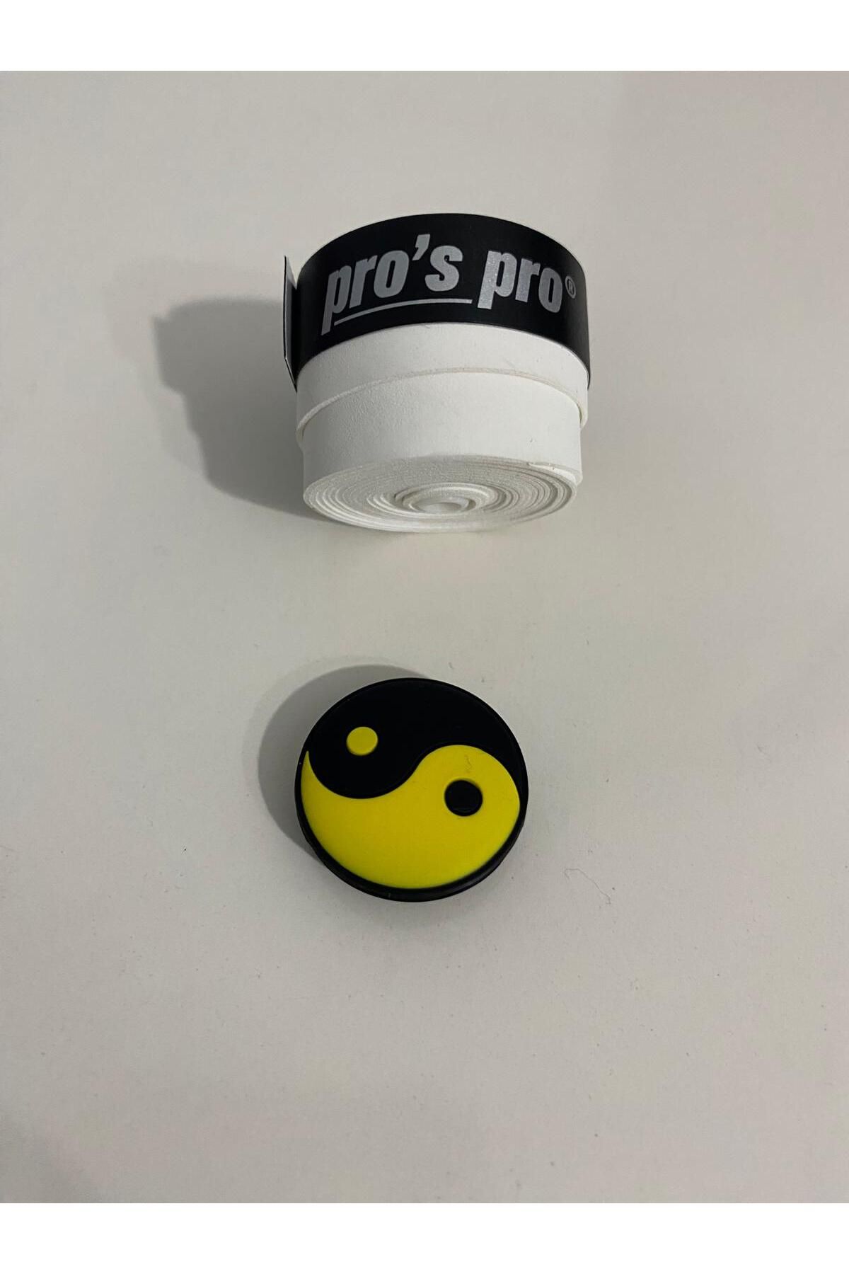 Pro's Pro Zorb Premium Overgrip Beyaz 0,70mm 1 adet /Titreşim önleyici 1 adet