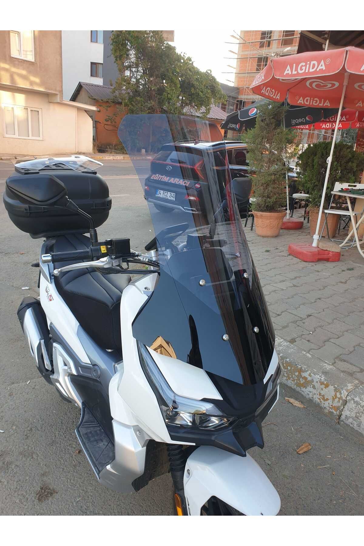 RKS Freccia 150 Siperlik Ön Cam Alt Siyah 2022-2025 Model 75cm Füme Renkli 4mm UZUN CAM