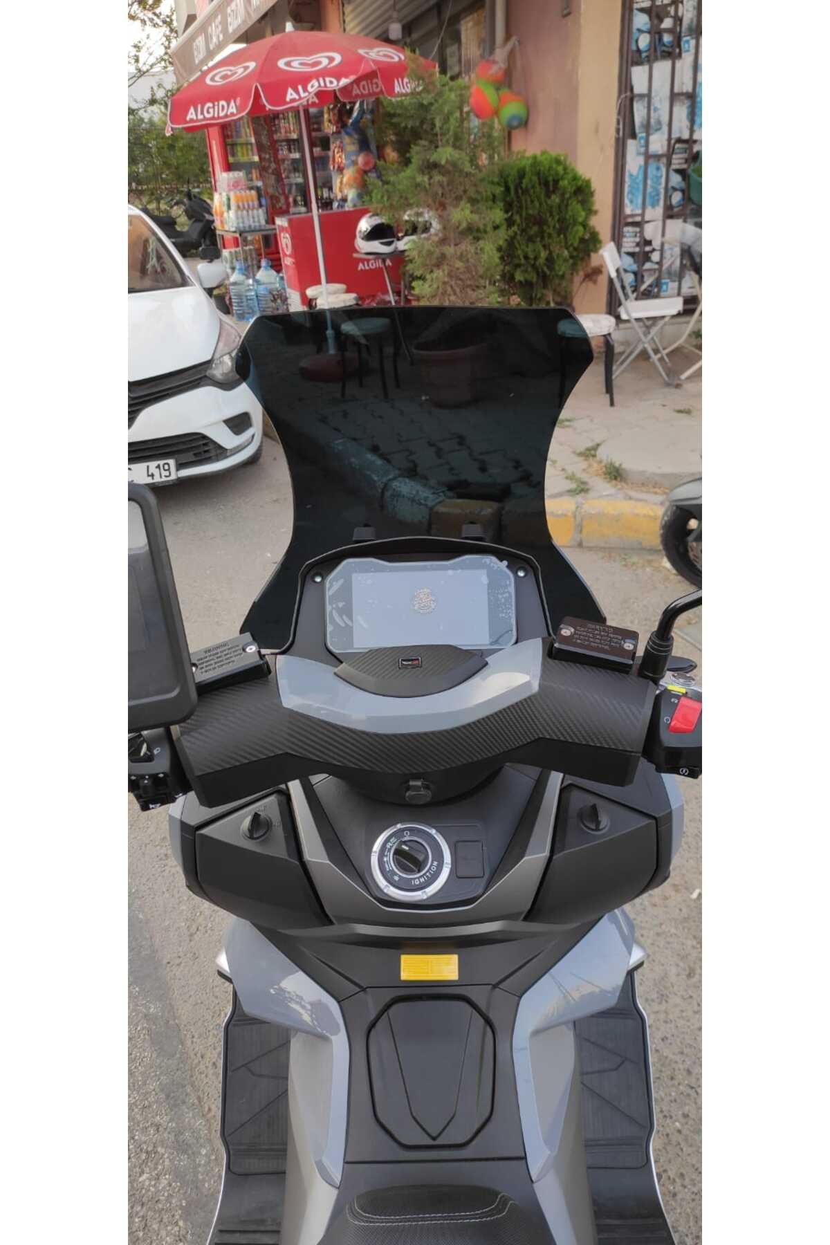 RKS Blade 250 -350   Siperlik Ön Cam 2023-2025 Model 75cm Siyah Renkli 4mm UZUN CAM