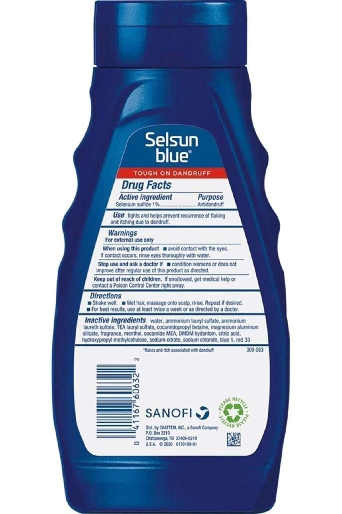 Selsun Blue-Maximum Strong Menthol Dandruff Shampoo 325ml 3