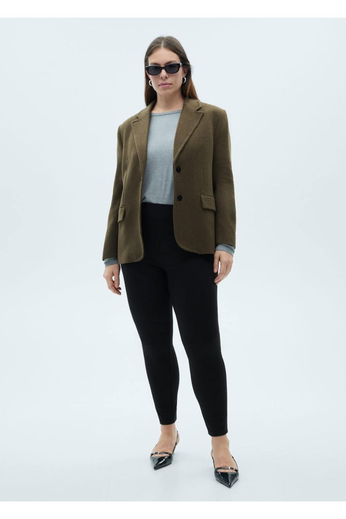 MANGO Woman-Skinny Leggings 6