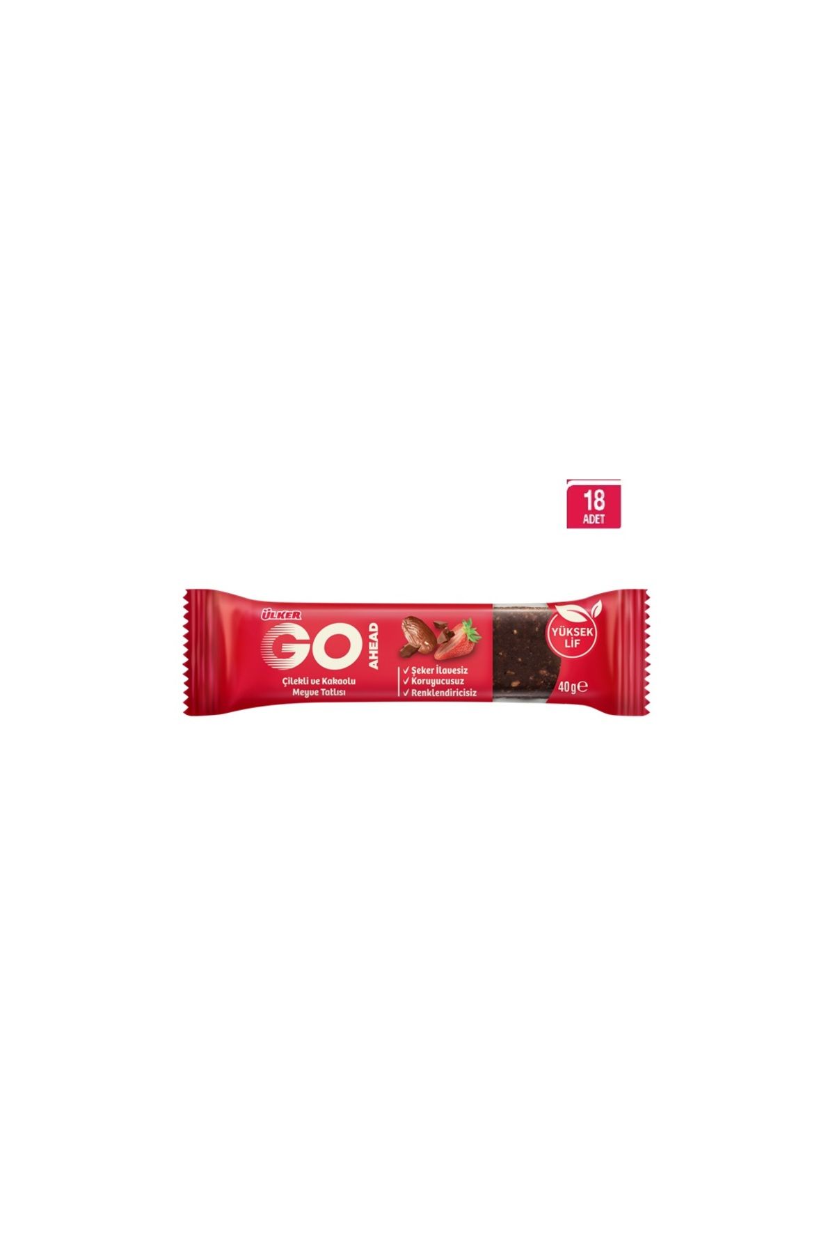 Ülker Go Ahead Çilekli Hurma Bar X18 Adet 40 gr