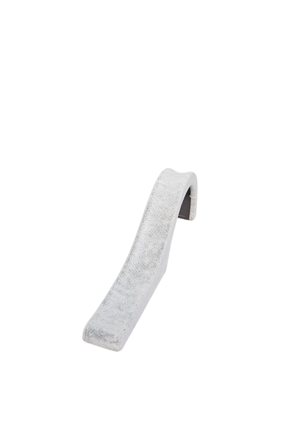 teknotrust Gri Süet Lastikli Bileklik Standı, İnce ve Şık Tasarım (2x16 cm)