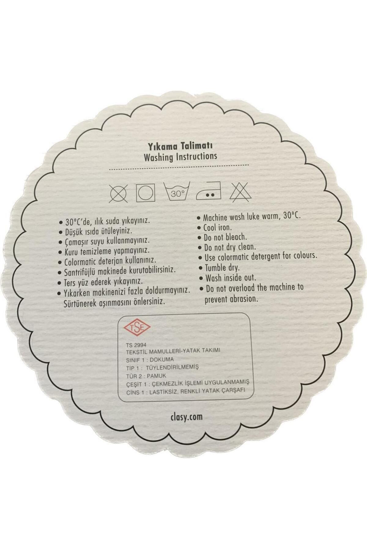 Clasy-Ranforce Unita V4 - Double, Double-Sided, White Plain Pattern Quilted 100% Cotton 5