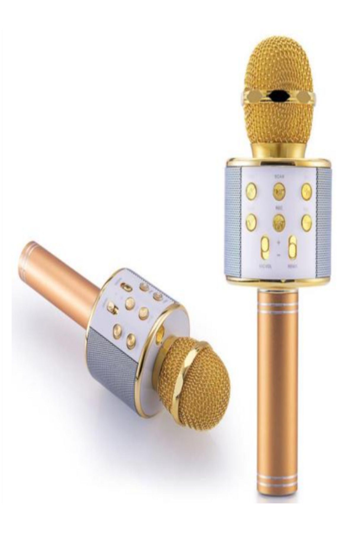 shop Bluetooth Karaoke Mikrofon Gold