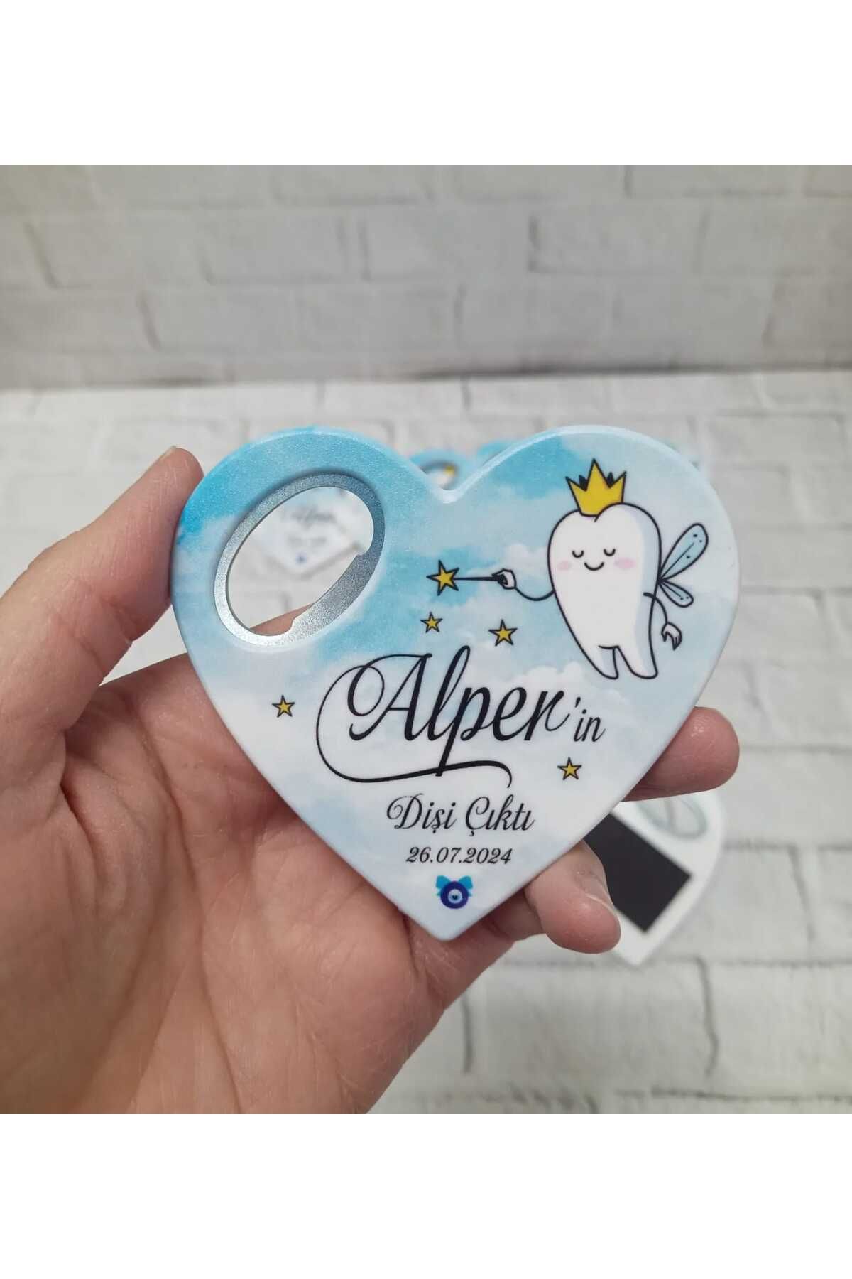 dekor artı 10 Adet Kalp Magnet Açacak Yeni Doğan, Doğum Günü, Sünnet, Nişan, Söz, Düğün Hediyelik