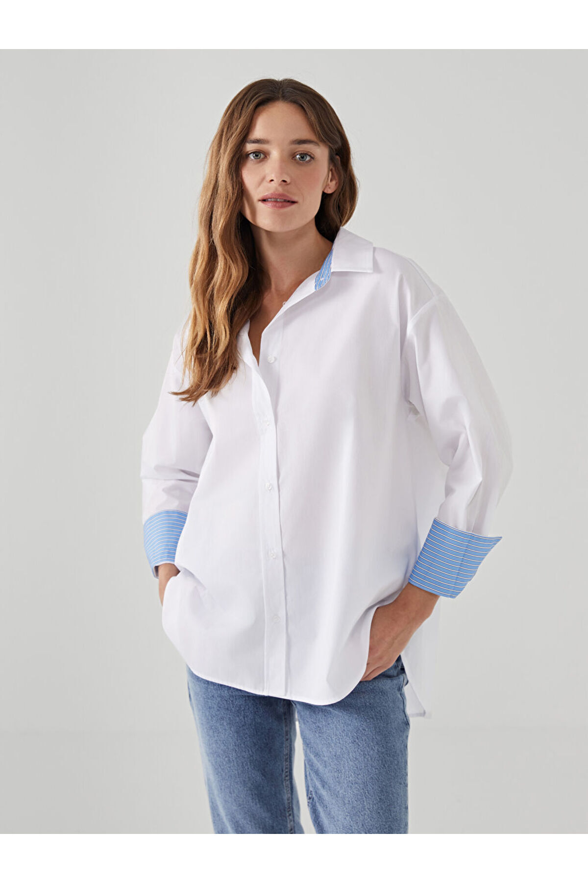 پیراهن ال سی وایکیکی W4IQ29Z8-R9J