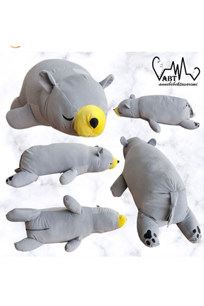 ABT Uyku Arkadaşı Peluş Ayıcık Yastık – Bebek ve Çocuk İçin Yumuşak Babyface ...