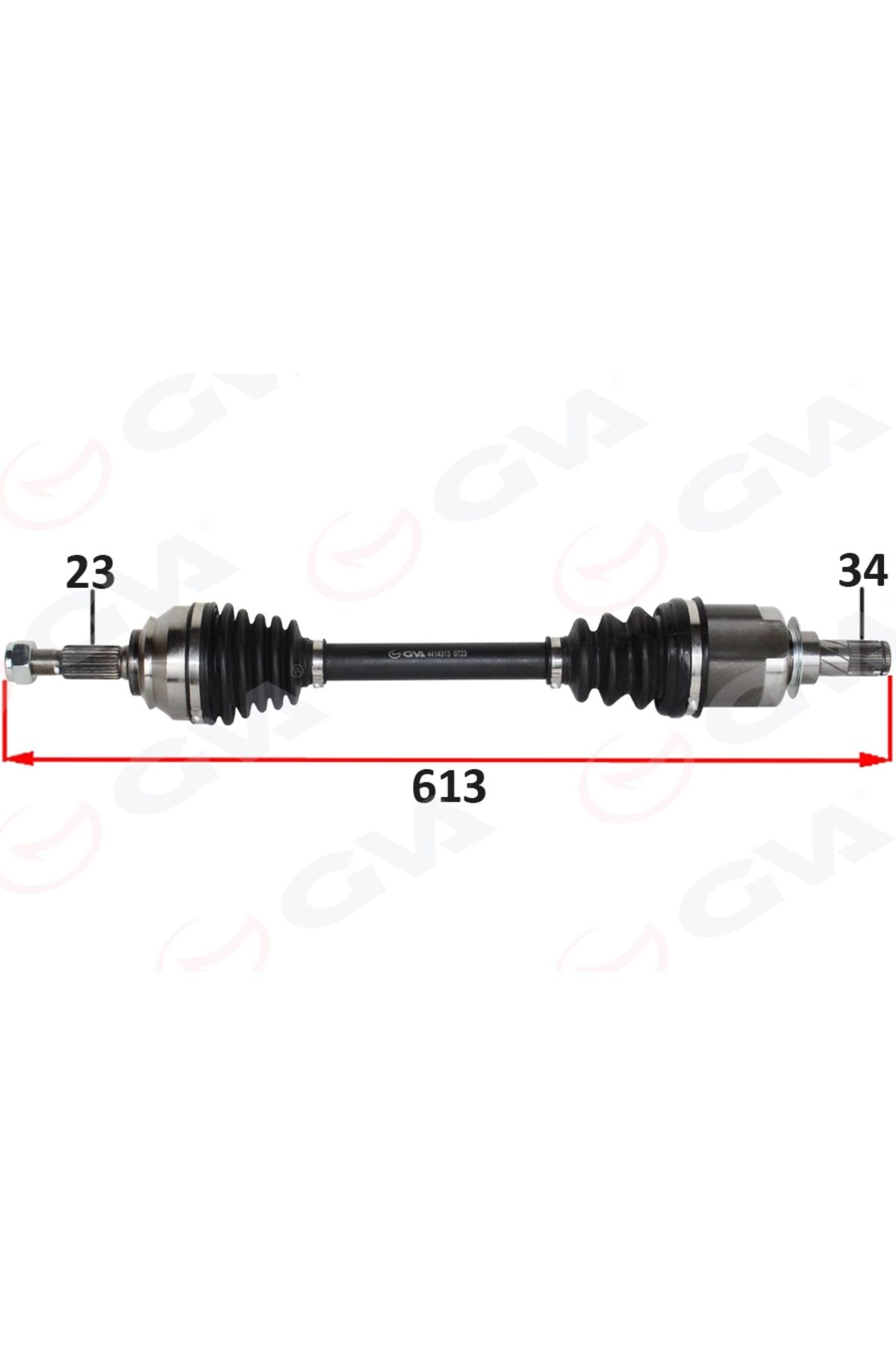 GVA ÖN AKS SOL RENAULT CLIO IV 1.5 DCI A-T (12-) 391018401R