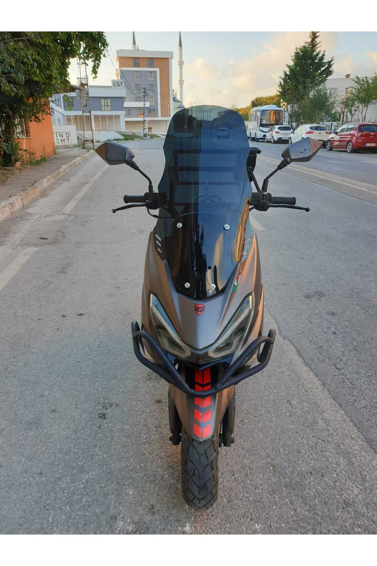 RKS Newlight 125 Siperlik Ön Cam 2021-2022 Model 65cm Siyah Renkli 4mm PRO MODELE UYMAZ