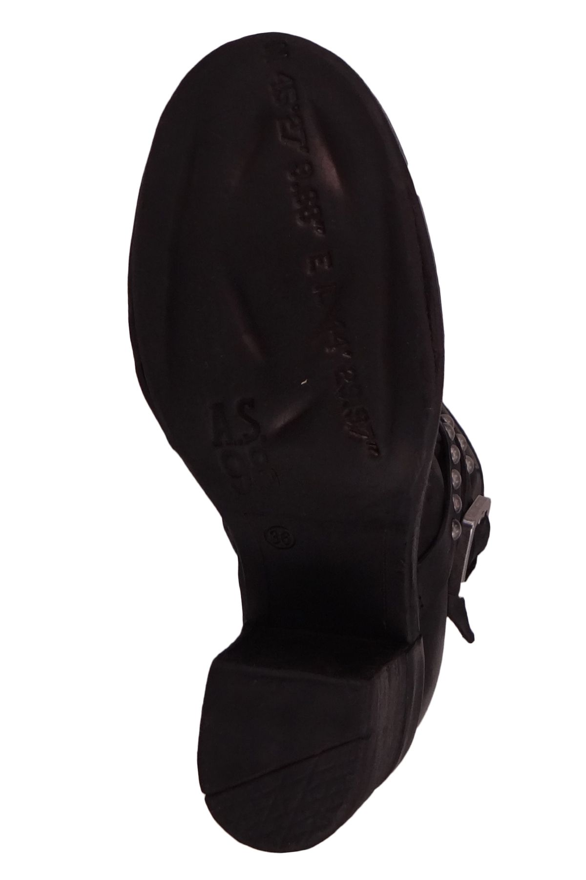 A.S.98-Damen Elegante Stiefelette 4004 Jamal A24223-0101 Black 6002 Nero Leder 7