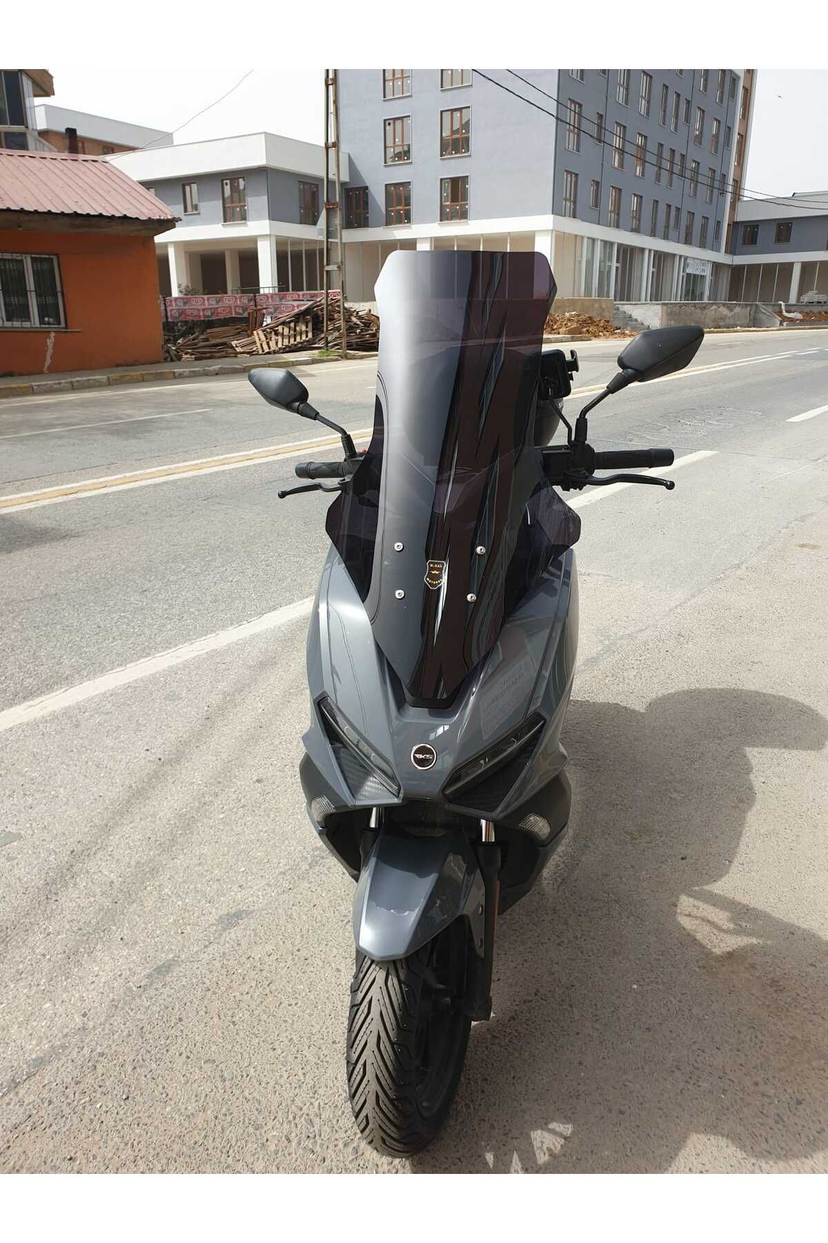 RKS Vieste 249 Siperlik Ön Cam 2022-2025 Model 78cm Siyah Renkli 4mm UZUN CAM