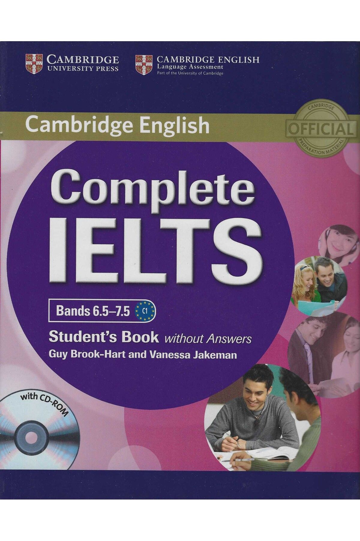Cambridge University Press-Ielts Bands 6.5-7.5 Student's Book - Without Key Workbook, Answers, Cd-Rom Audio Cd 2