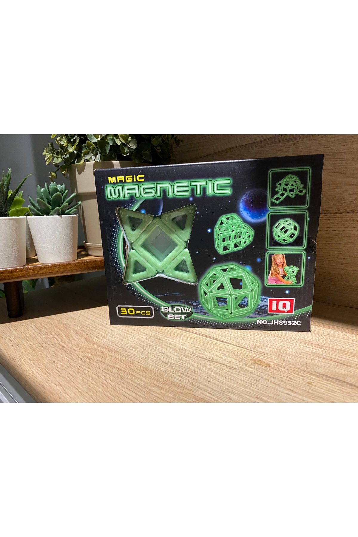 liss çarşı-Magic Glowing Magnetic Set 30 Pieces 3