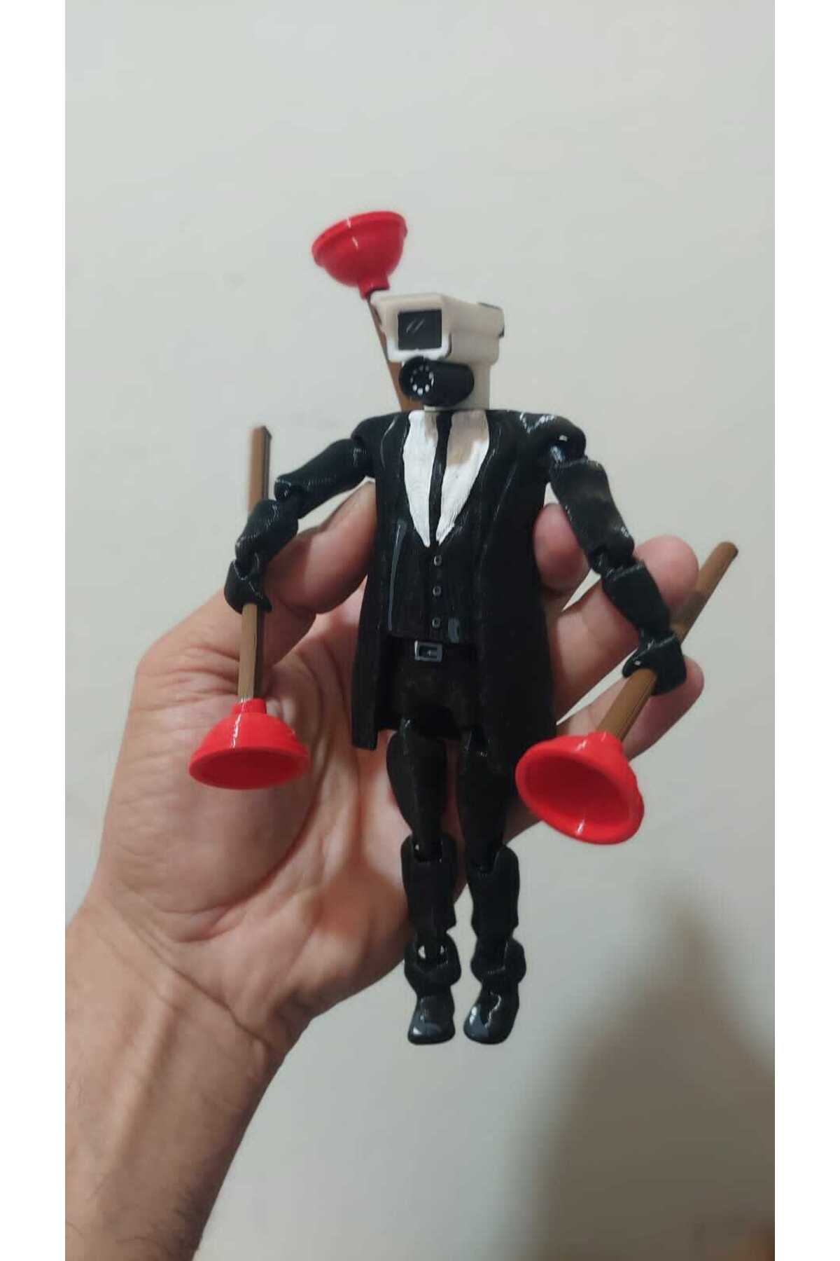 Suelo Butik Skibidi Toilet Cameraman Oyuncak Figürü Şibili Tuvalet Kamera Adam fotoğrafı 2 (önizleme)