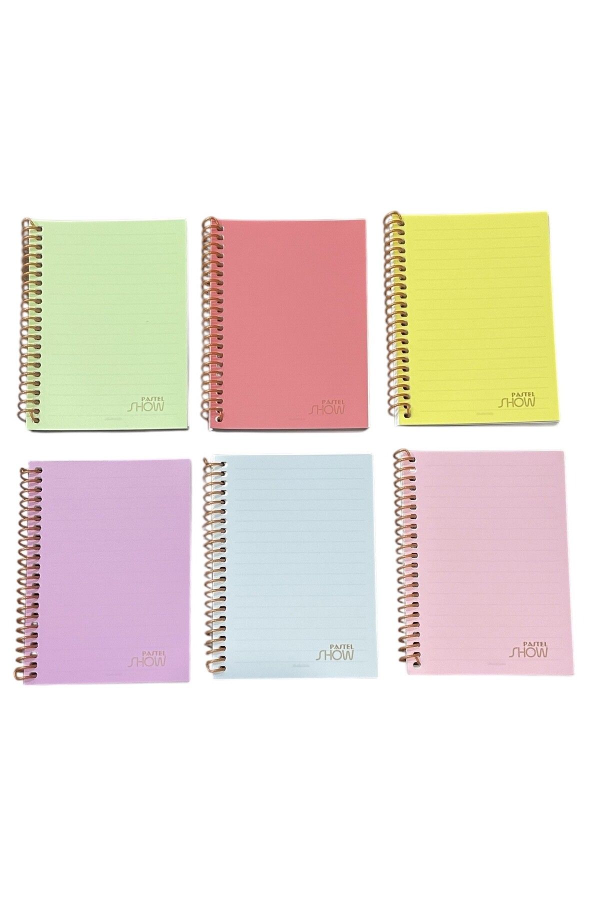 KESKİN COLOR-Pastel Show A6 - Lined 10.5X14.5 cm Notepad, 80 Sheets Pp Cover, 12 Pack 3