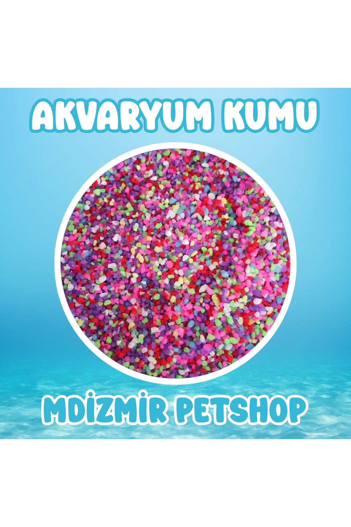 Akvaryum Mini Renkli Kum • Fanus Kumu Akvaryum Kumu Küçük Akvaryum & Büyük Akvaryum Uygun