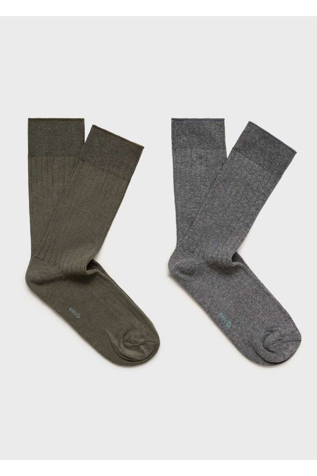 2'li fitilli pamuklu çorap seti
