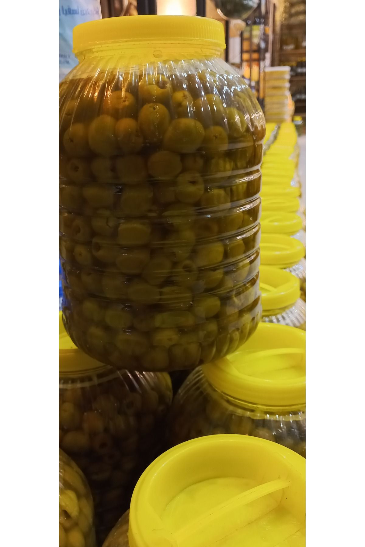 hatay yeşil zeytin Çekirdeksiz sade yeşil zeytin 3 kg