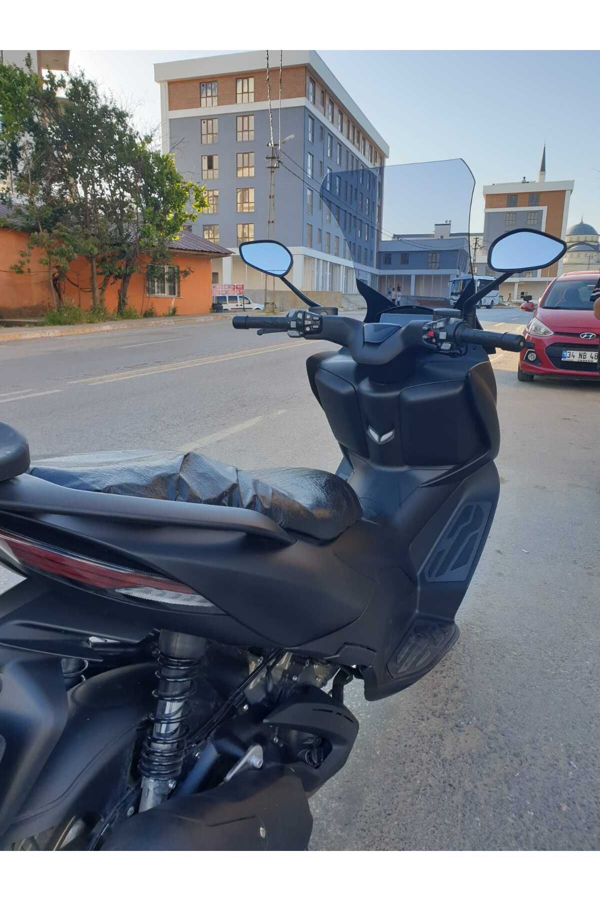 RKS RZ 250 S Siperlik Ön Cam 2022-2025 Model 68cm Füme Renkli 4mm UZUN CAM