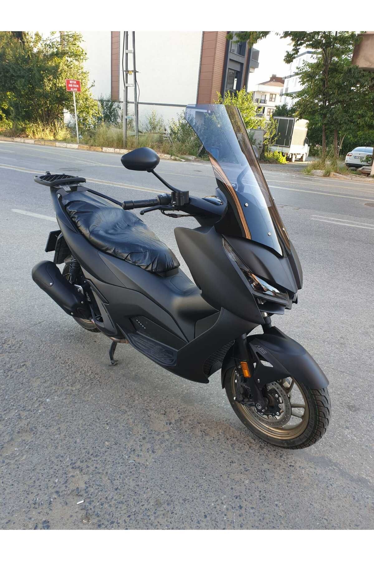 RKS RZ 250 S Siperlik Ön Cam 2022-2025 Model 68cm Füme Renkli 4mm UZUN CAM