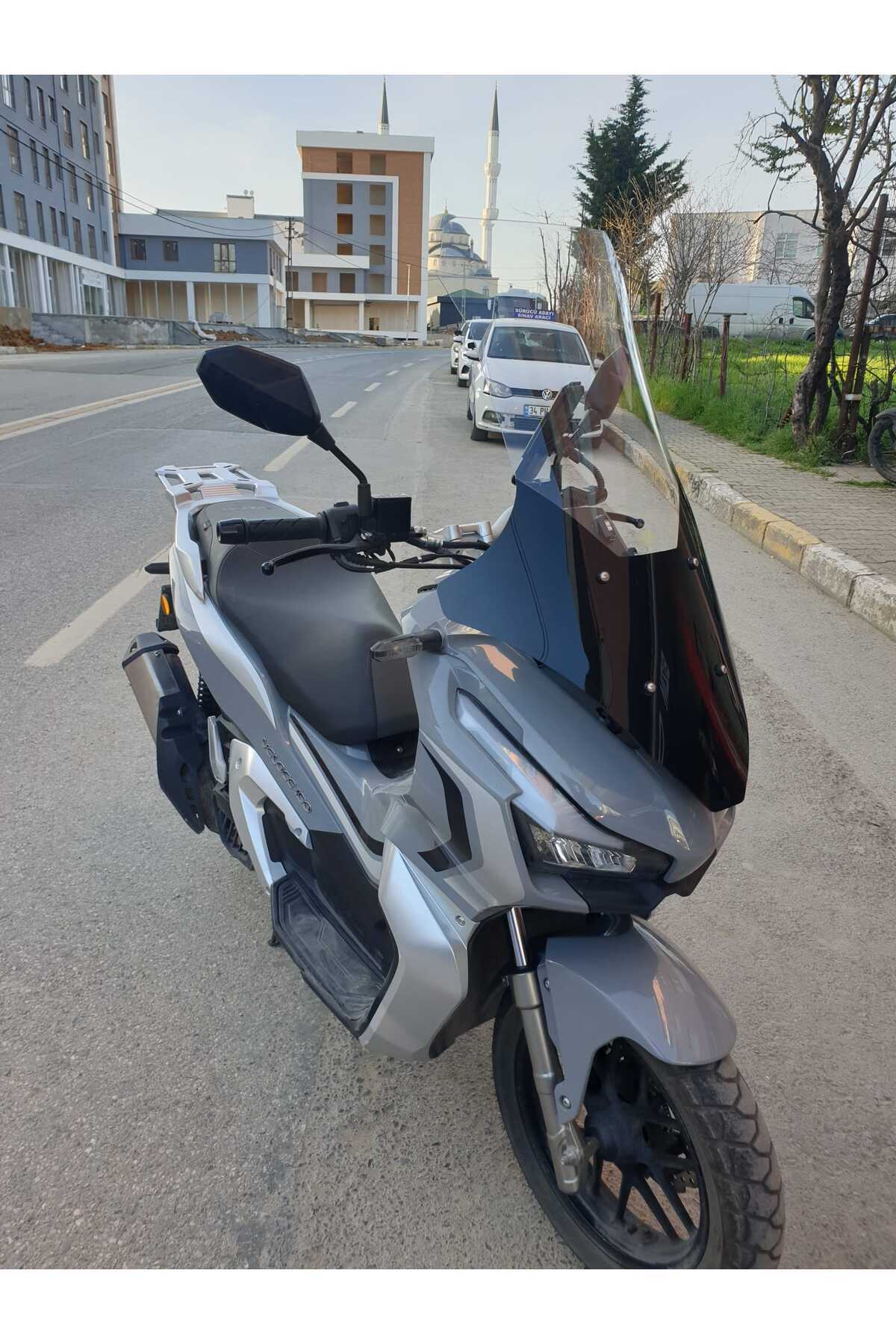 RKS Veloce 150 Siperlik Ön Cam 2023-2025 Model 78cm şeffaf Renkli 4mm UZUN CAM