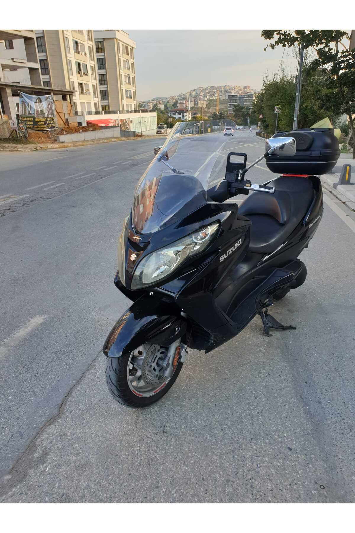 Suzuki Burgman 400 K7 Siperlik Ön Cam 2007 2015 Model 70cm Şeffaf Renkli 4mm