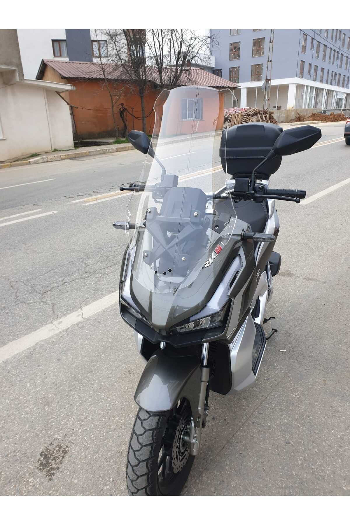 RKS Veloce 150 Siperlik Ön Cam 2023-2025 Model 75cm Şeffaf 4mm UZUN CAM
