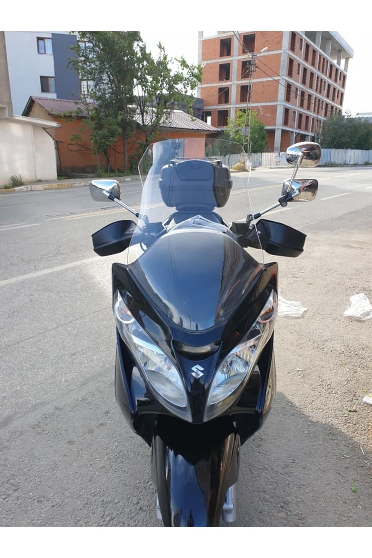 Suzuki Burgman 400 K7 Siperlik Ön Cam 2007 2015 Model 70cm Şeffaf Renkli 4mm