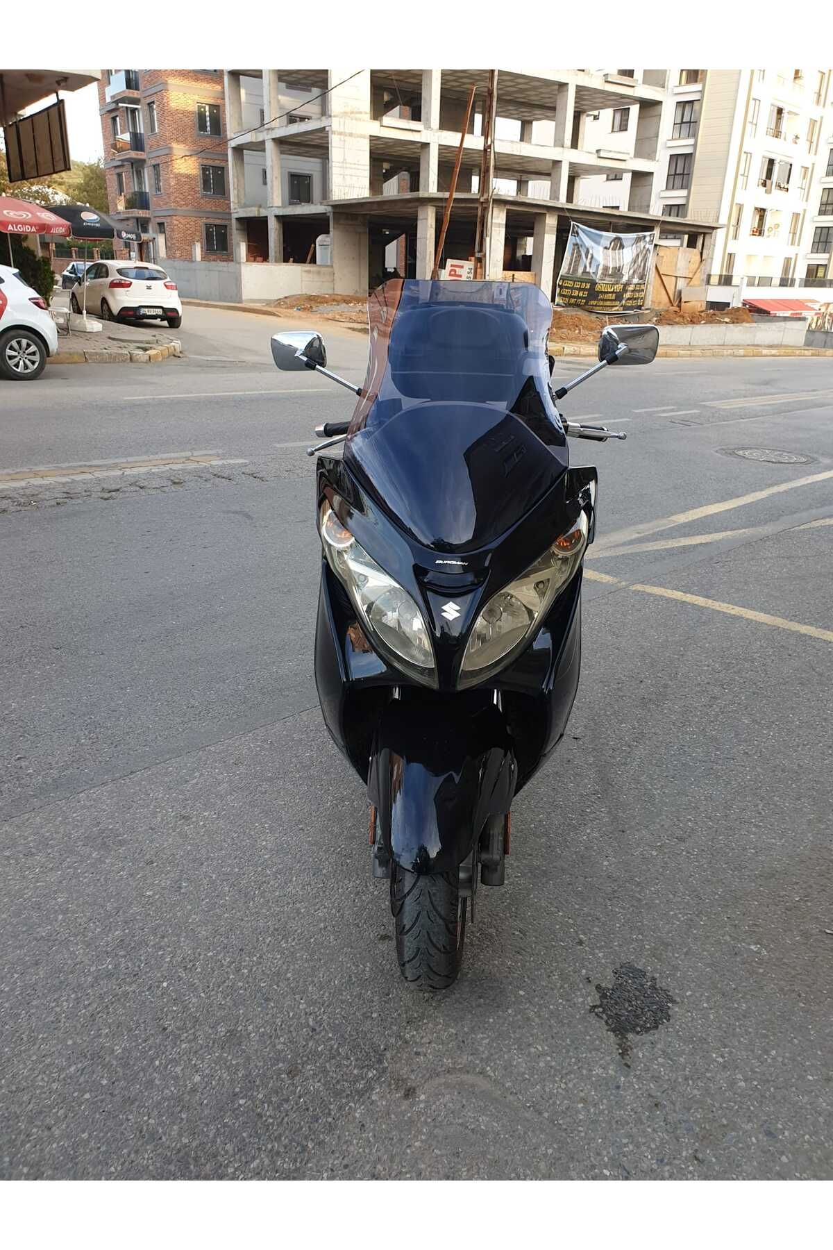 Suzuki Burgman 400 K7 Siperlik Ön Cam 2007 2015 Model 70cm Füme Renkli 4mm