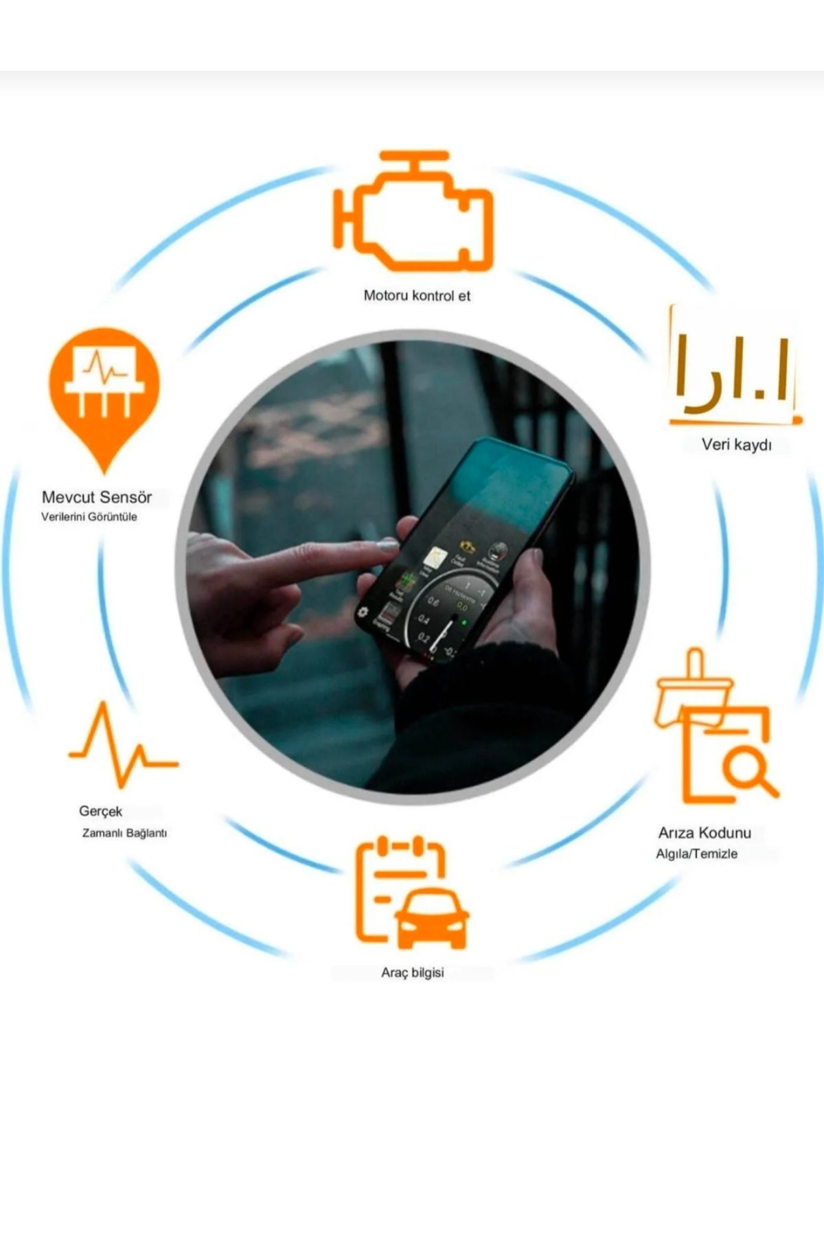 KILIÇ ELEKTRONİK-Obd2 Wifi Car Fault Locator V1.5 - Ios & Android Compatible 3