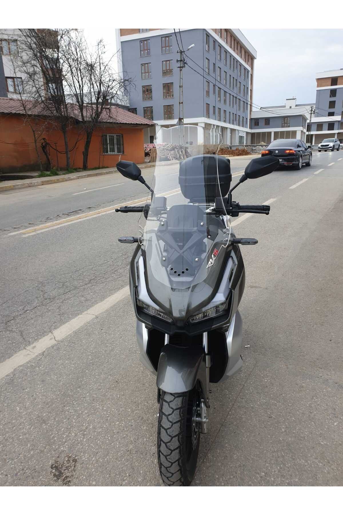 RKS Veloce 150 Siperlik Ön Cam 2023-2025 Model 75cm Şeffaf 4mm UZUN CAM