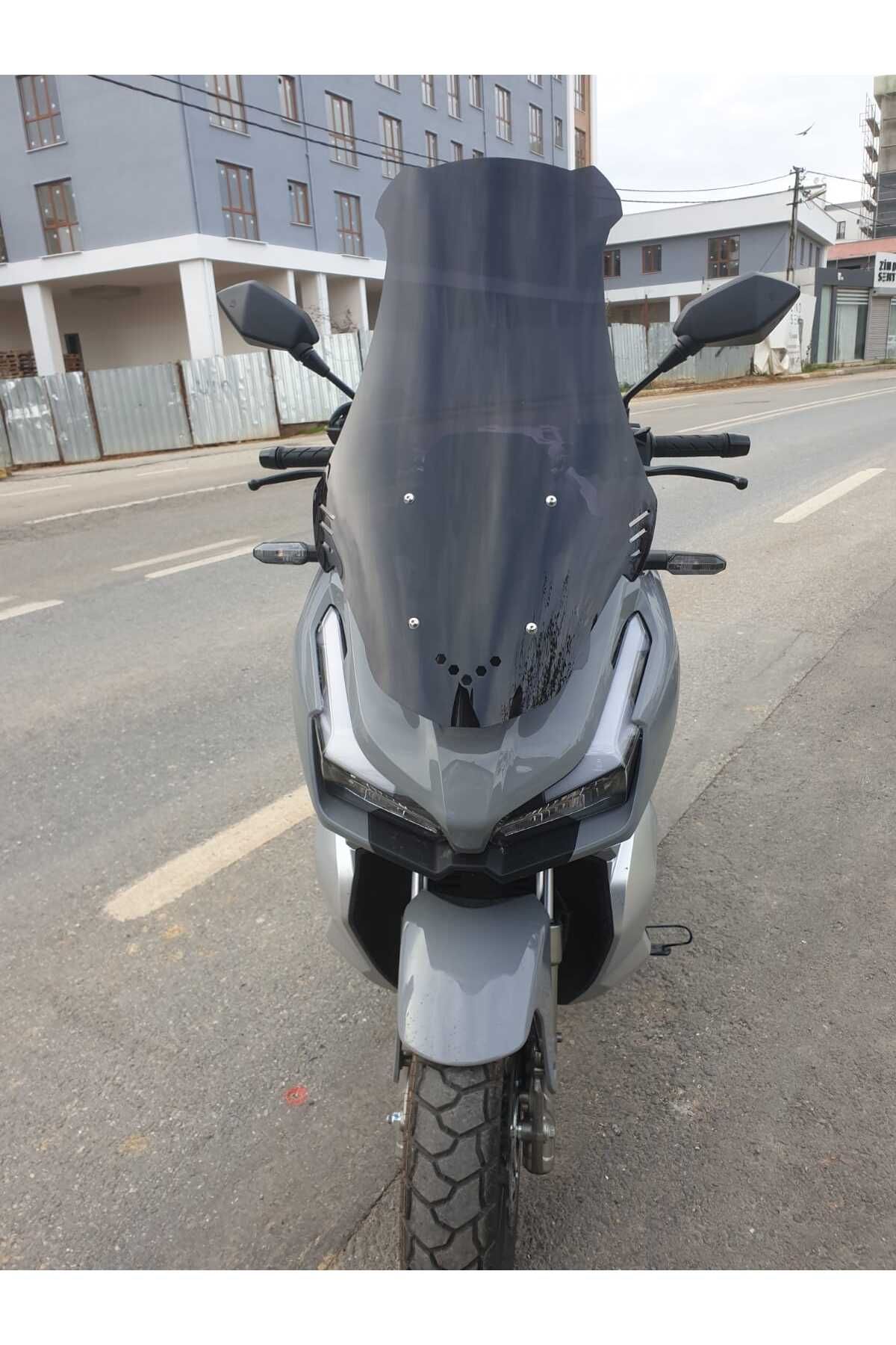 RKS Veloce 150 Siperlik Ön Cam 2023-2025 Model 65cm Siyah Renkli 4mm ORTA BOYLU CAM