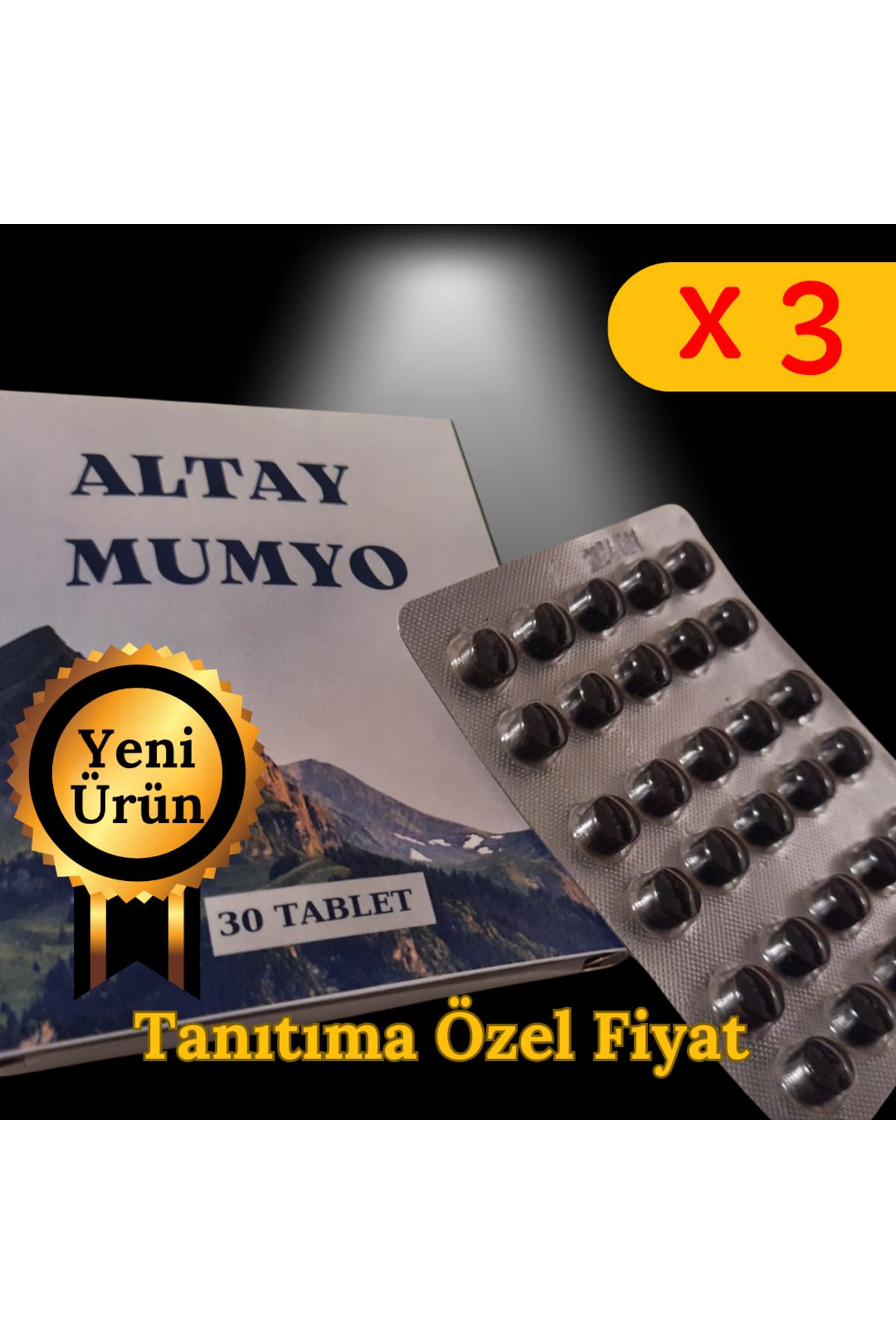 ALTAY MUMYO Saf Mumiyo 30'lu Tablet 3'lü Set