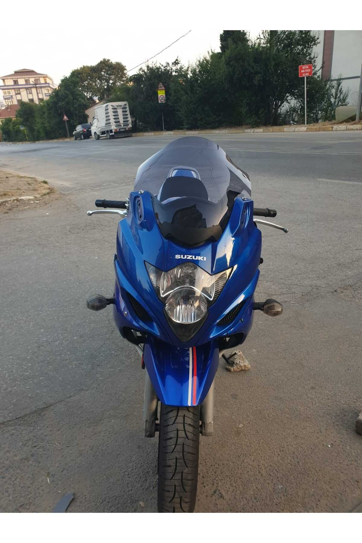 Suzuki GSX 650 F Siperlik Ön Cam 2008 2012 Model 40cm Füme Renkli