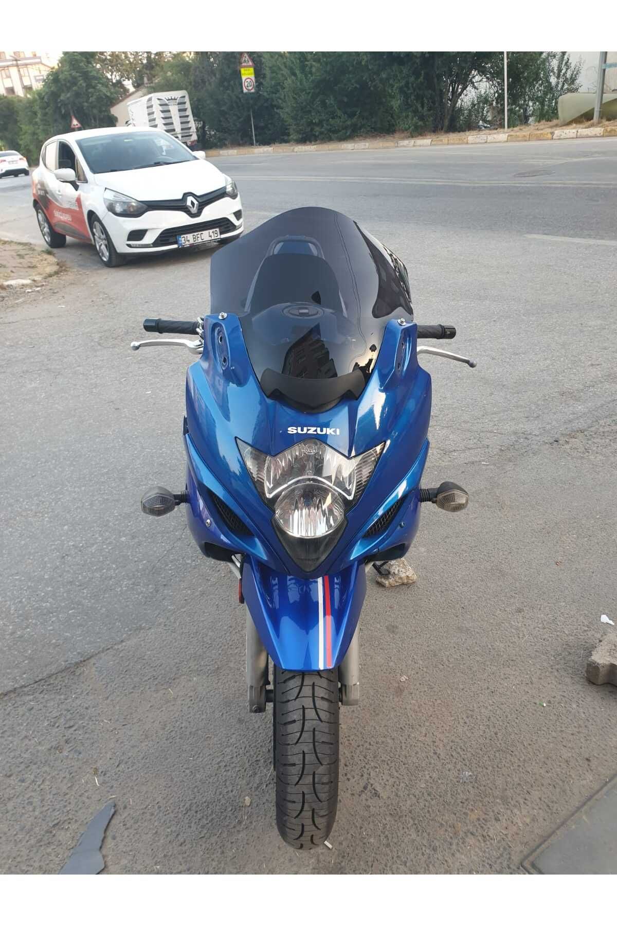Suzuki GSX 650 F Siperlik Ön Cam 2008 2012 Model 40cm Siyah Renkli