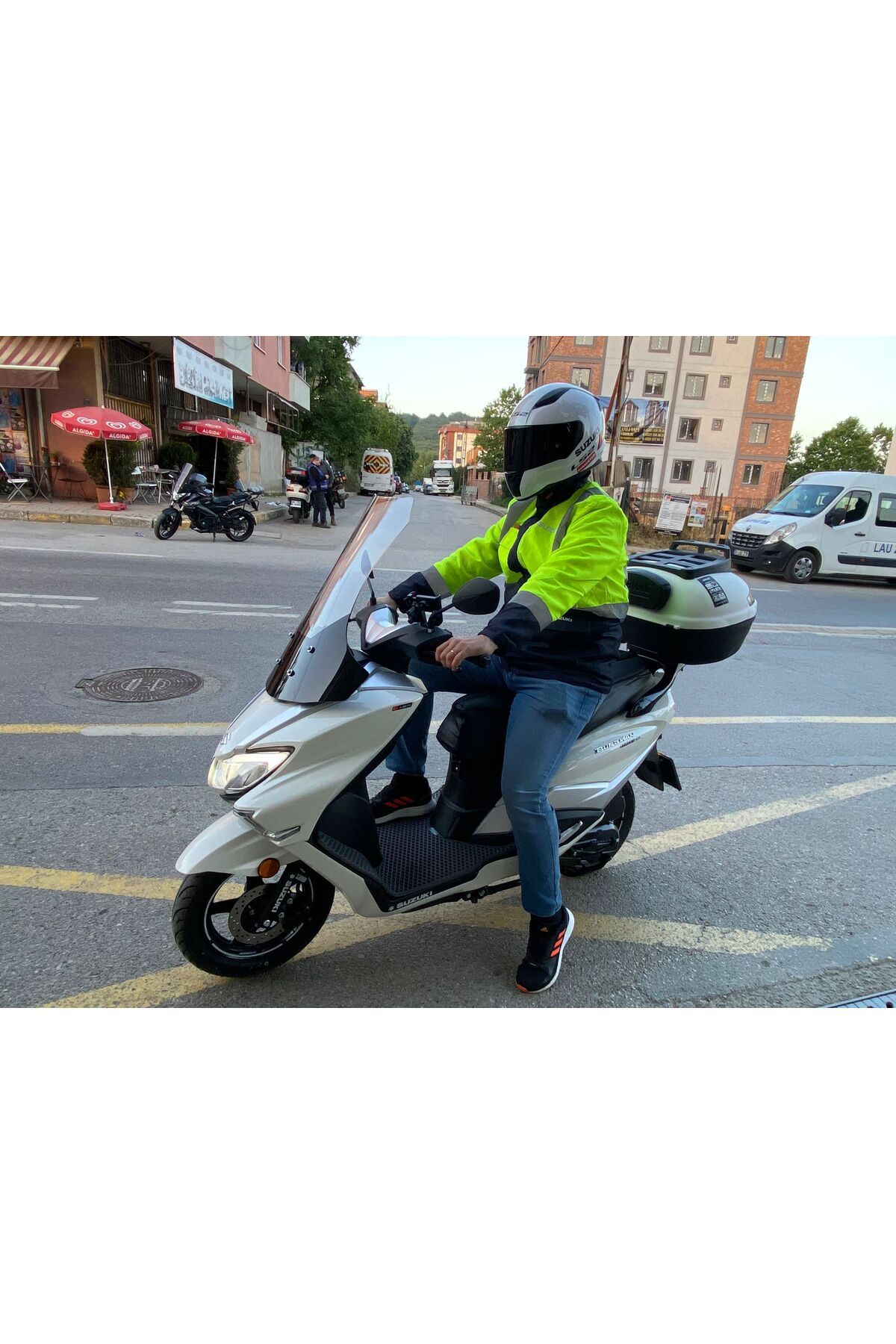 Suzuki Burgman Street EX 125 Siperlik Ön Cam 2023-2025 Model 62cm Şeffaf Renkli 4mm