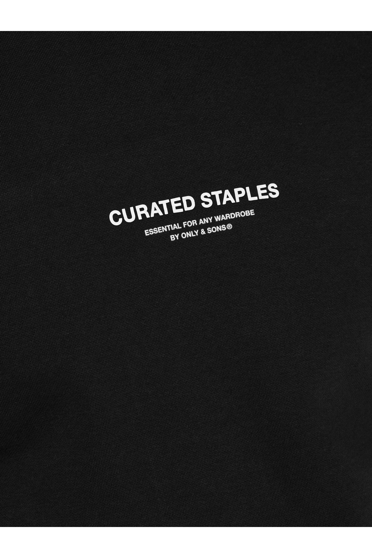 Only & Sons-Onscurated Reg Crew Neck Sweatshirt - Noos Black(C-N10) 22030923 7