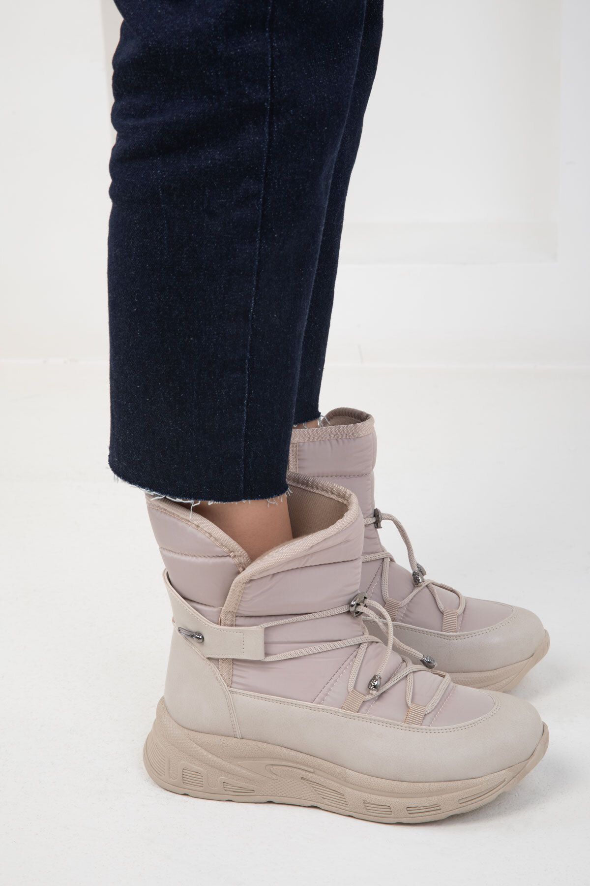 SOHO-Μπεζ Γυναικείες Μπότες - 20138 Model Bootie 5
