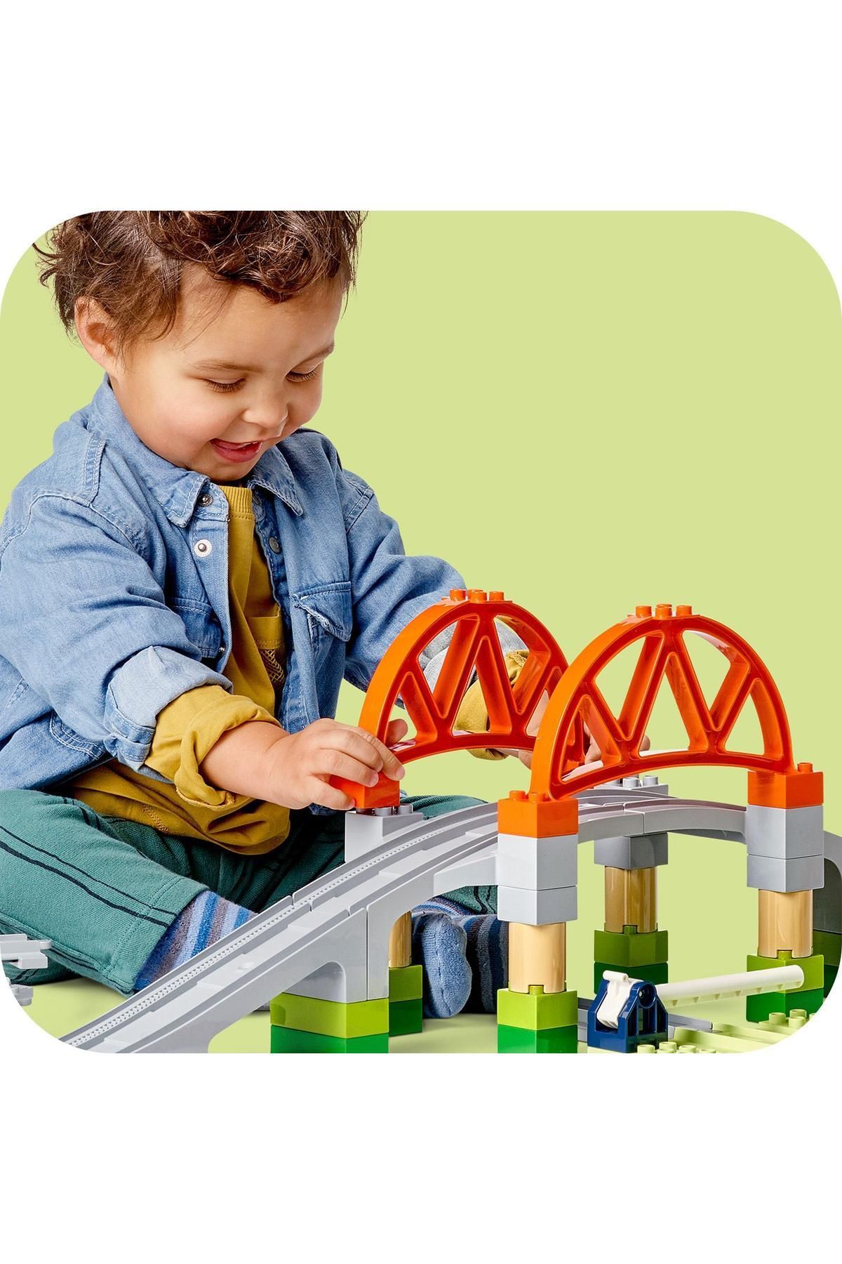 LEGO-® مجموعة توسيع جسر ومسارات قطار المدينة DUPLO® 10426 7