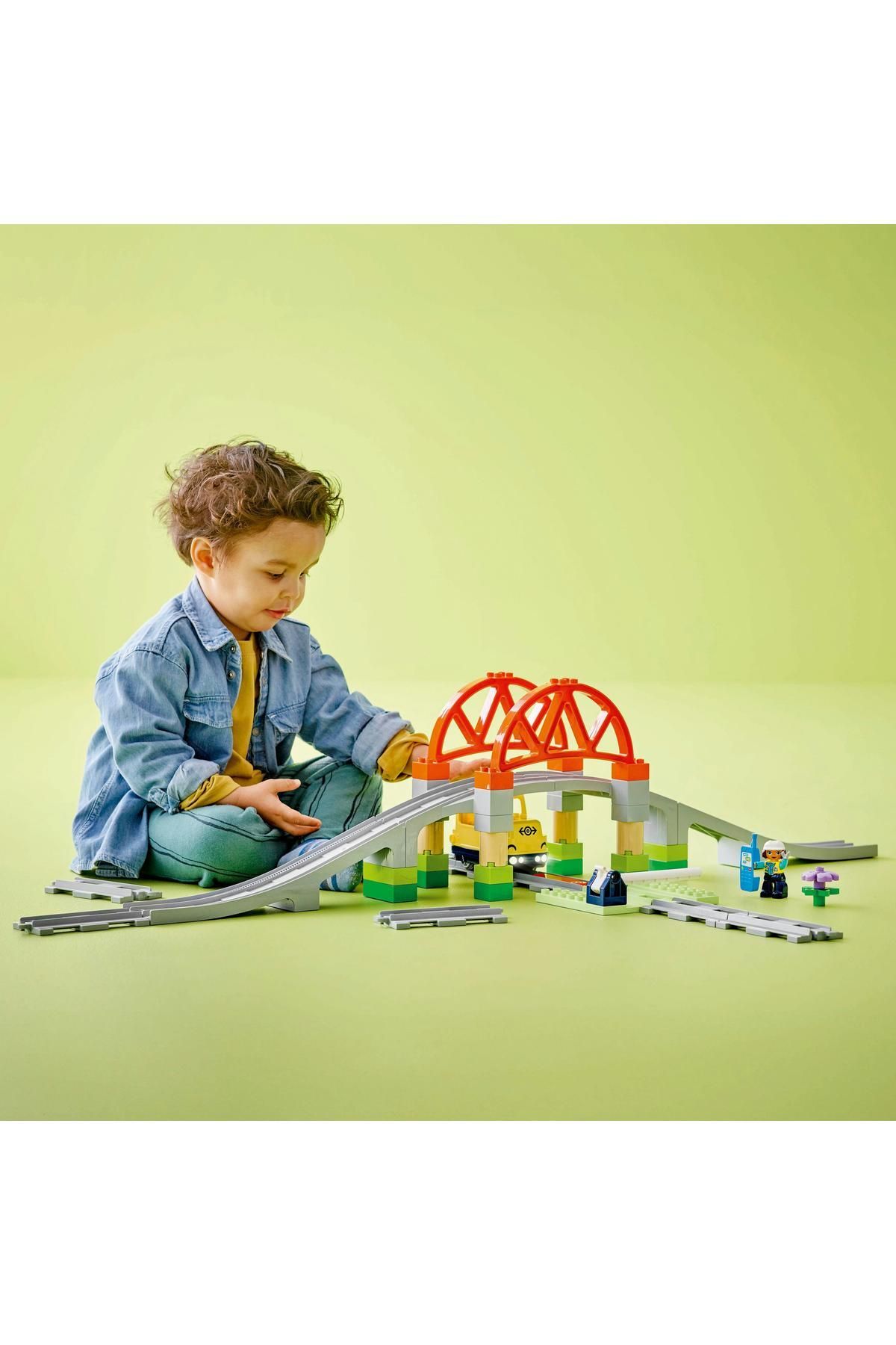 LEGO-® مجموعة توسيع جسر ومسارات قطار المدينة DUPLO® 10426 8