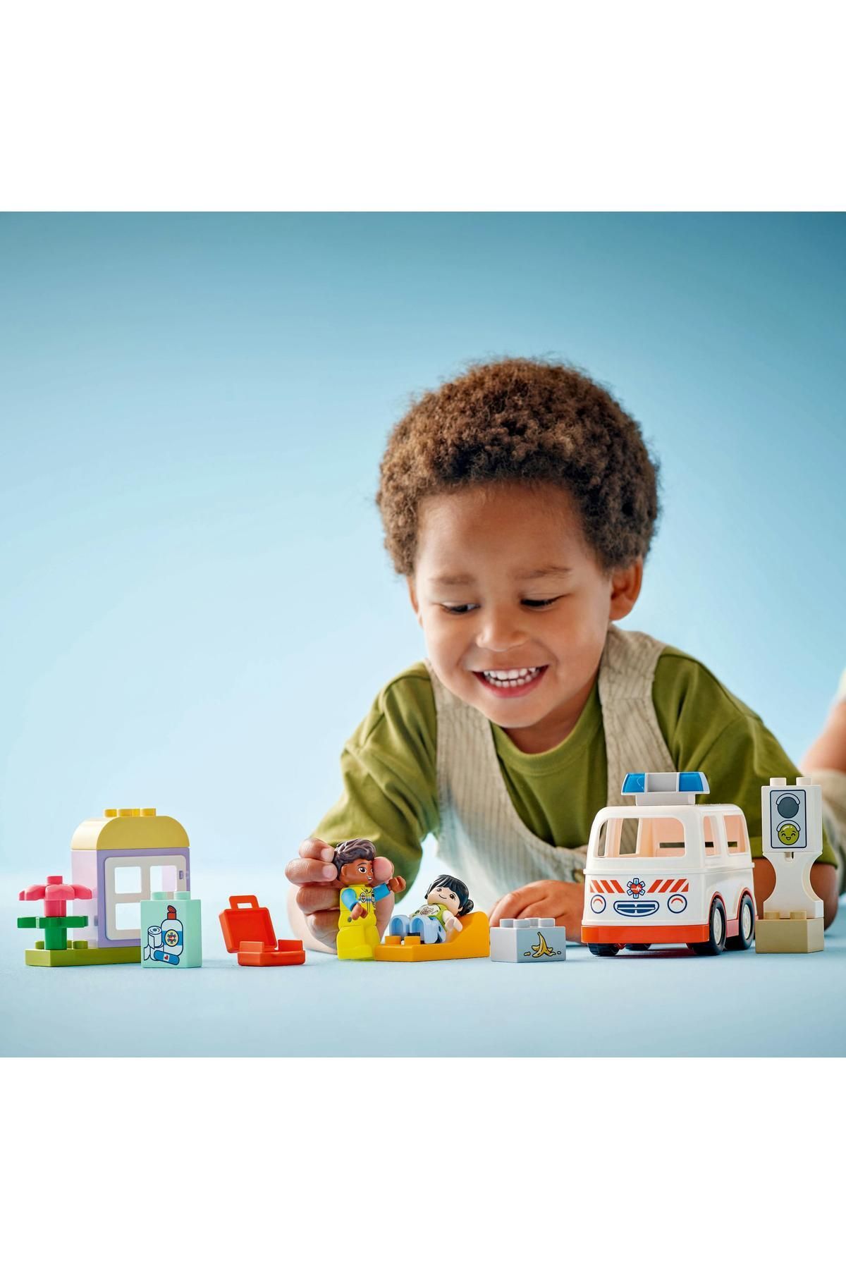 LEGO-® DUPLO® Ambulance & Driver for Pretend Play 10447 5