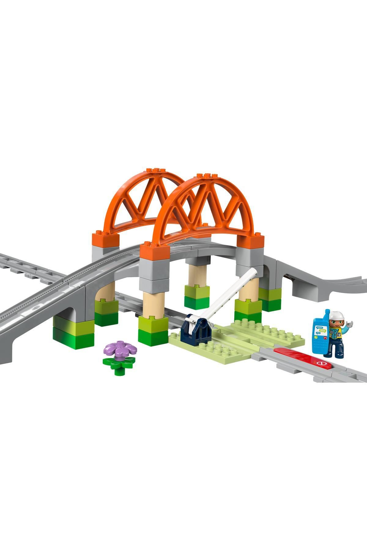 LEGO-® مجموعة توسيع جسر ومسارات قطار المدينة DUPLO® 10426 2