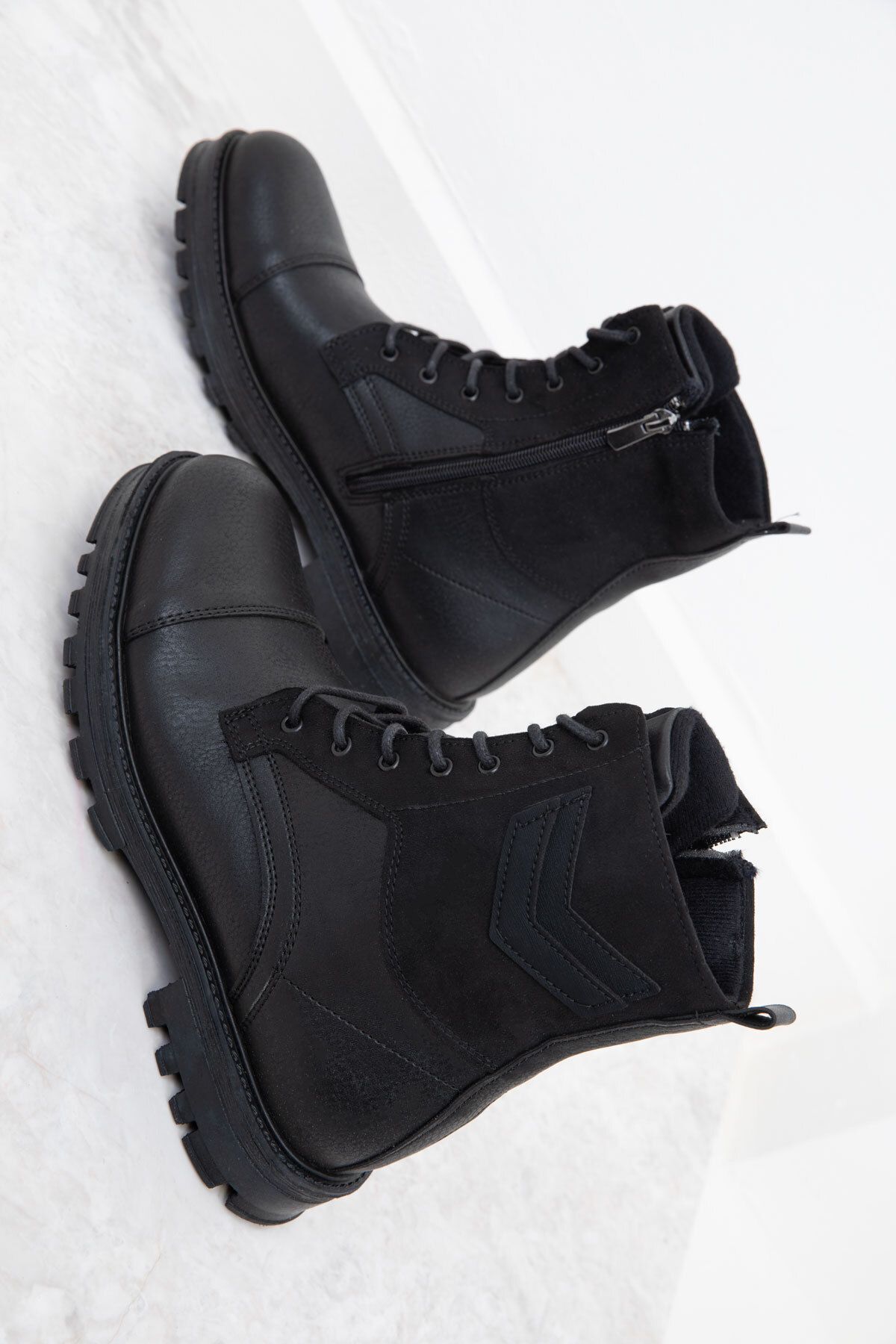 SOHO-Ανδρικές Μπότες Suede - Μαύρο, 2015 Model, Bootie 4